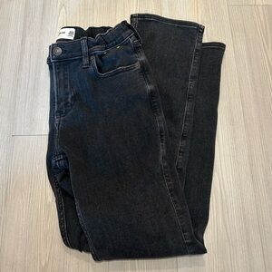 Abercrombie kids black skinny jeans